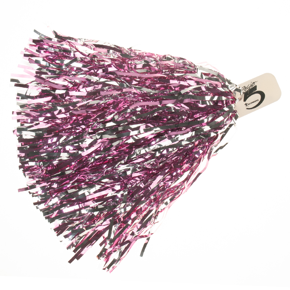 All Metallic Streamer Pom 8