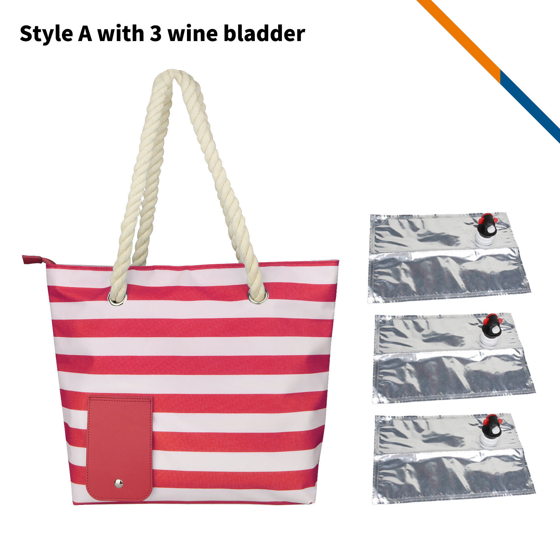 Vinzo Beach Wine Cooler Tote Bag 6