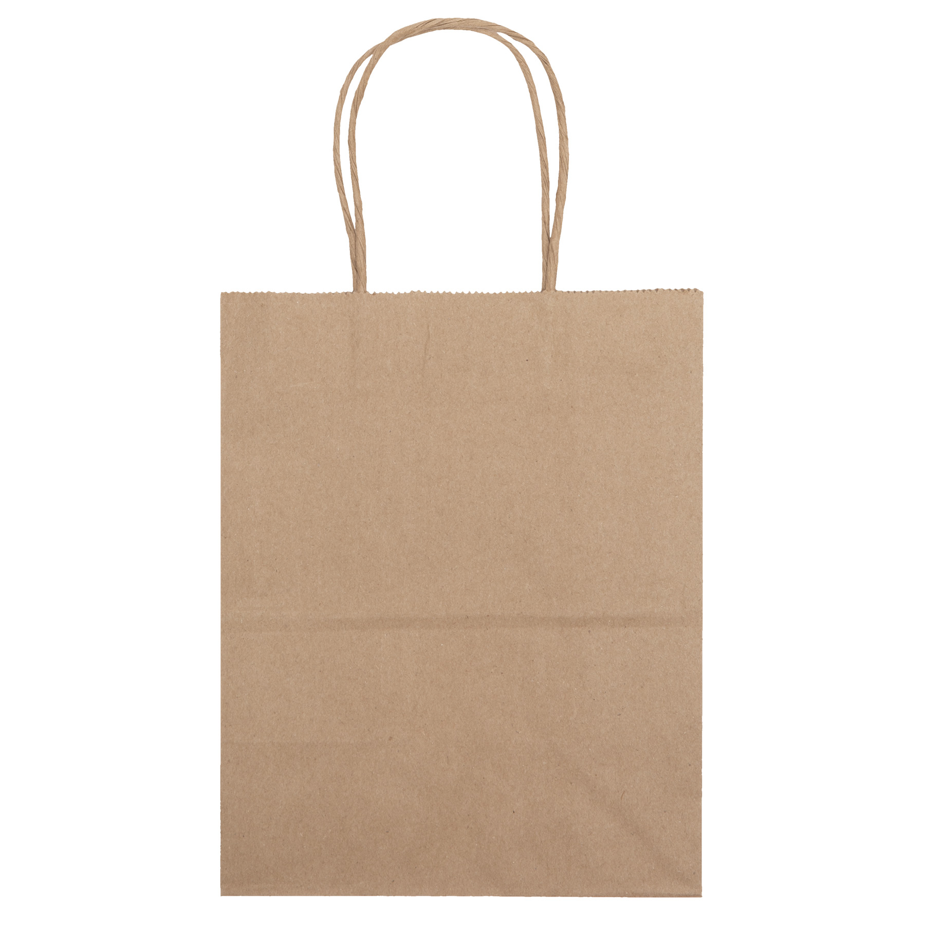 Eco Mini - Kraft-Brown Shopper - Flexo Ink Print 1