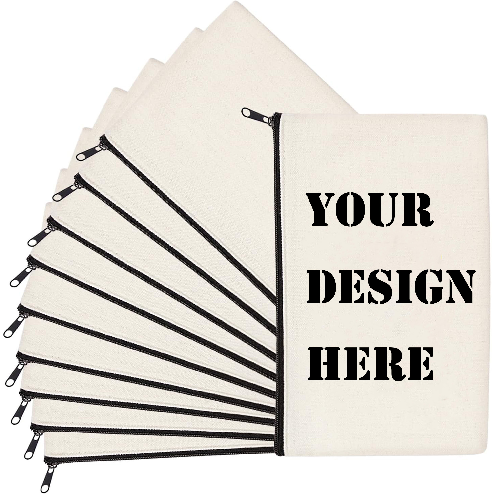 MOQ 50pcs Canvas Makeup Bag 1