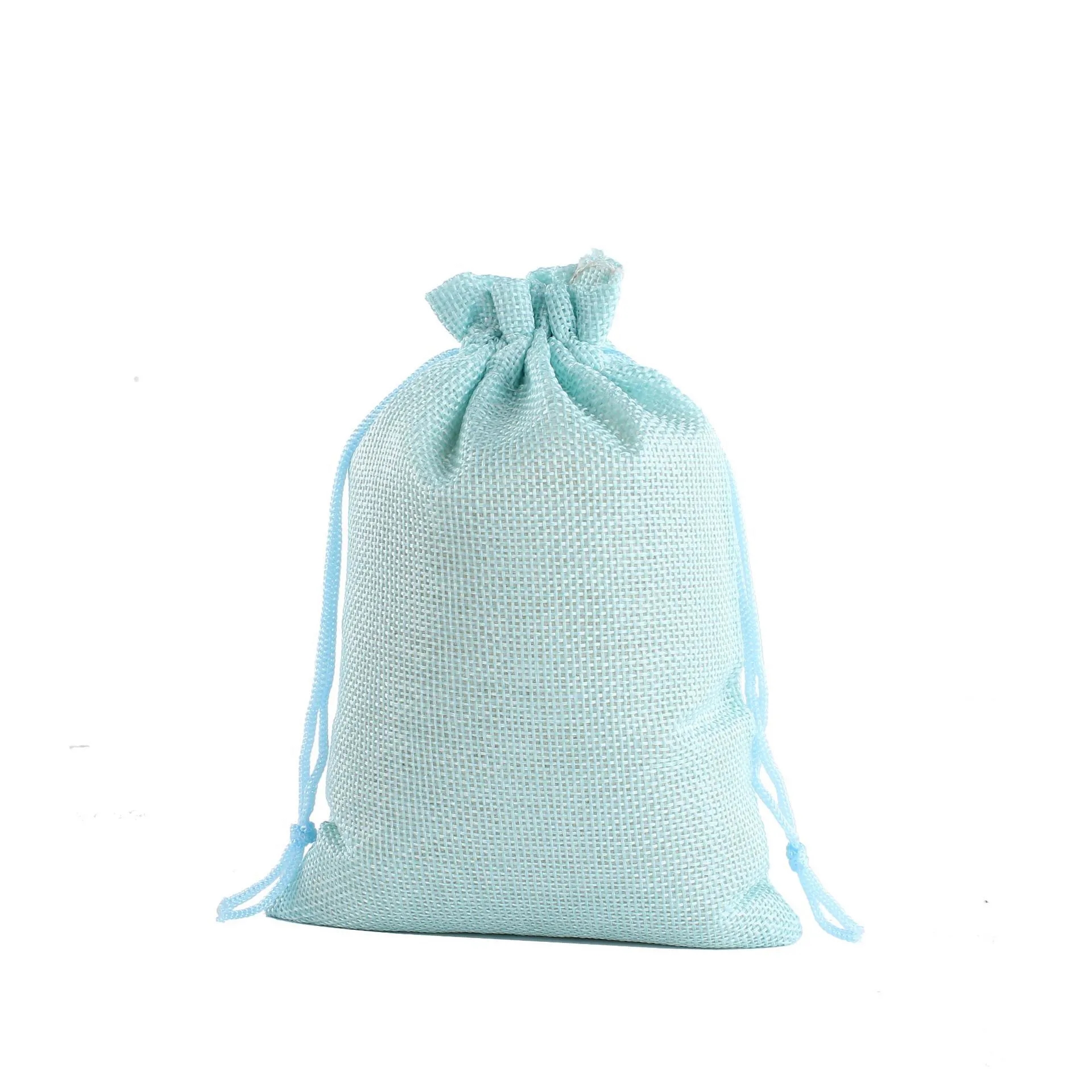 Classy Stuff Burlap/Jute Drawstring Bag 9
