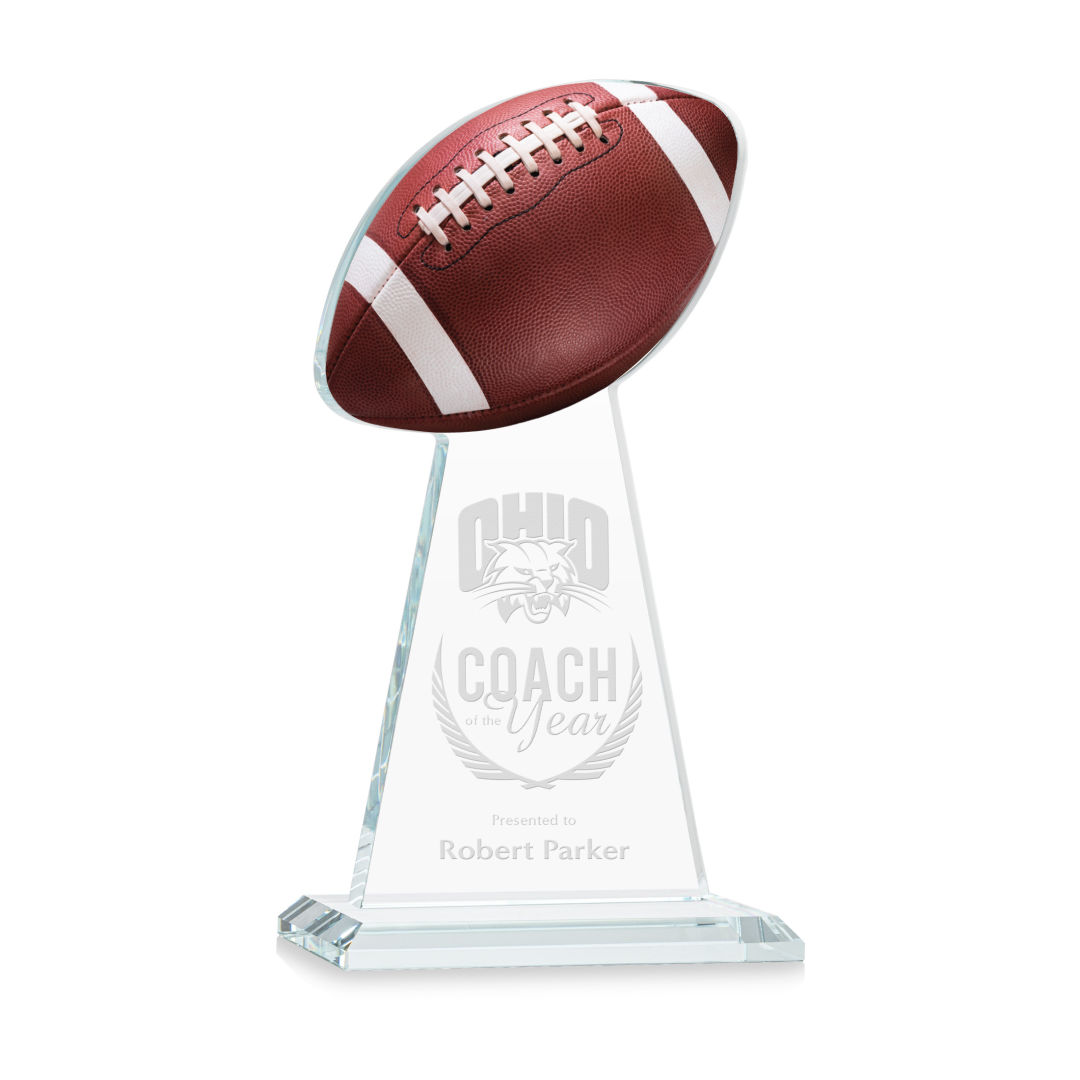 Edenwood Football Award - Clear 5
