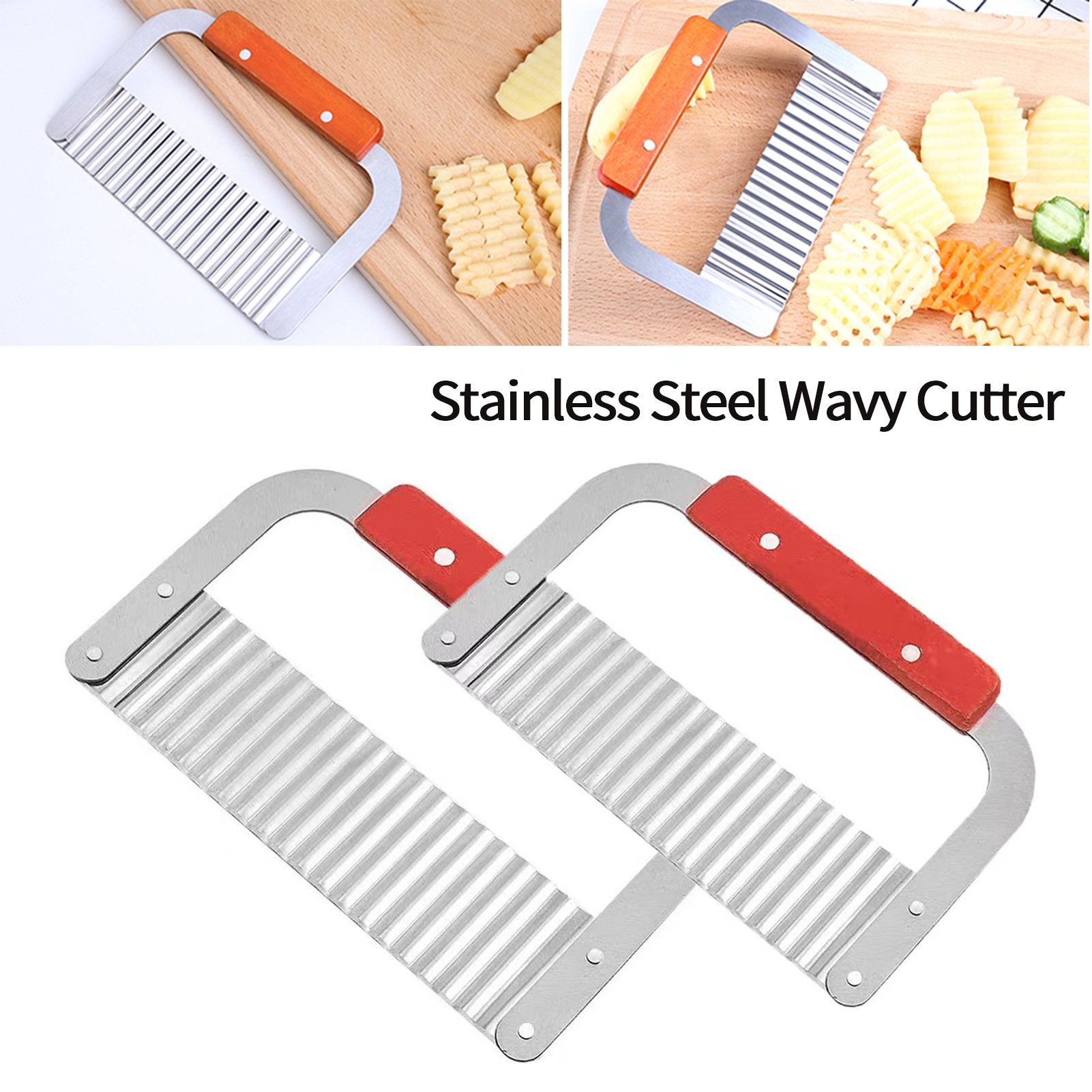 Stainless Steel Wavy Loaf Cake Cutter 3