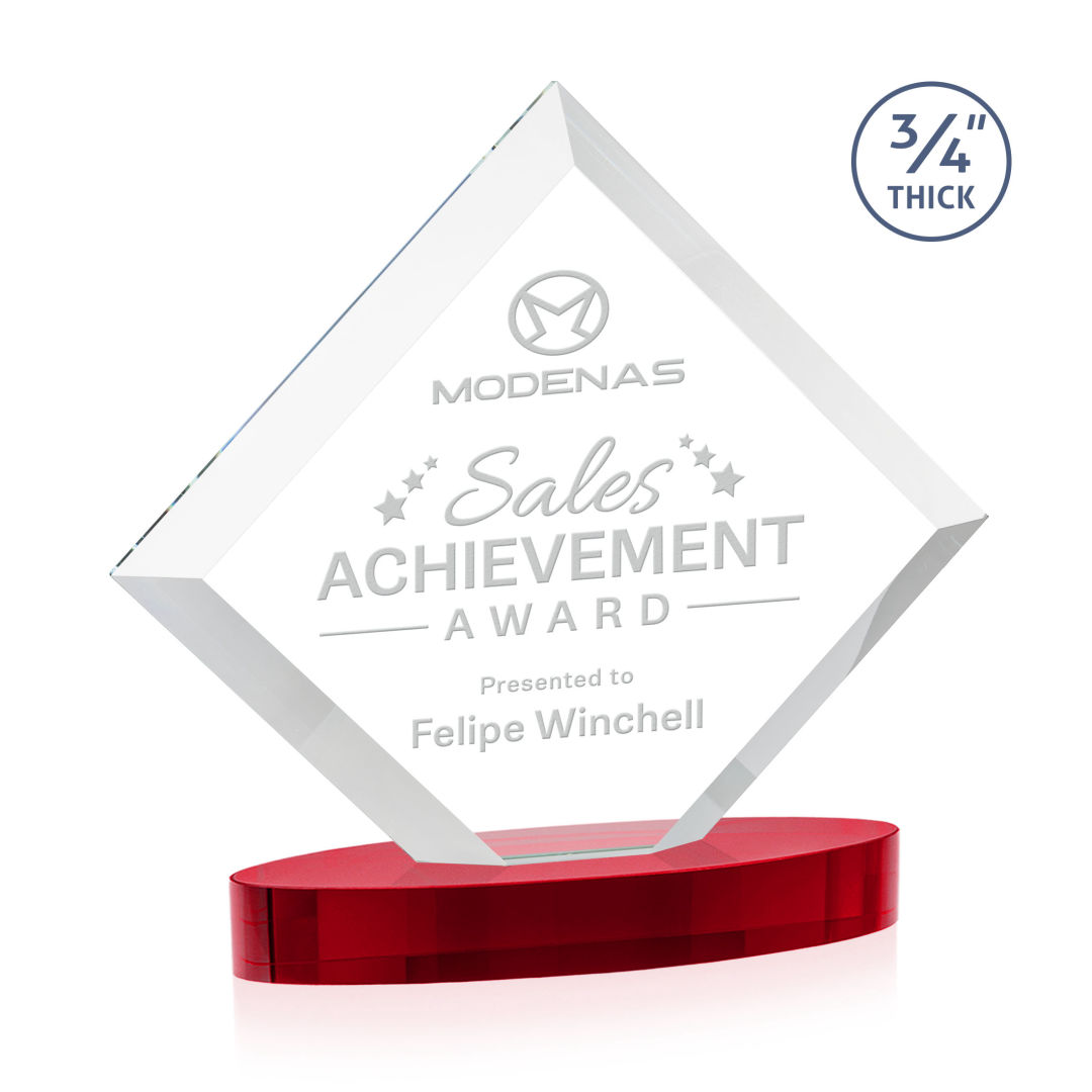 Belaire Award on Alberton Base - Red 2