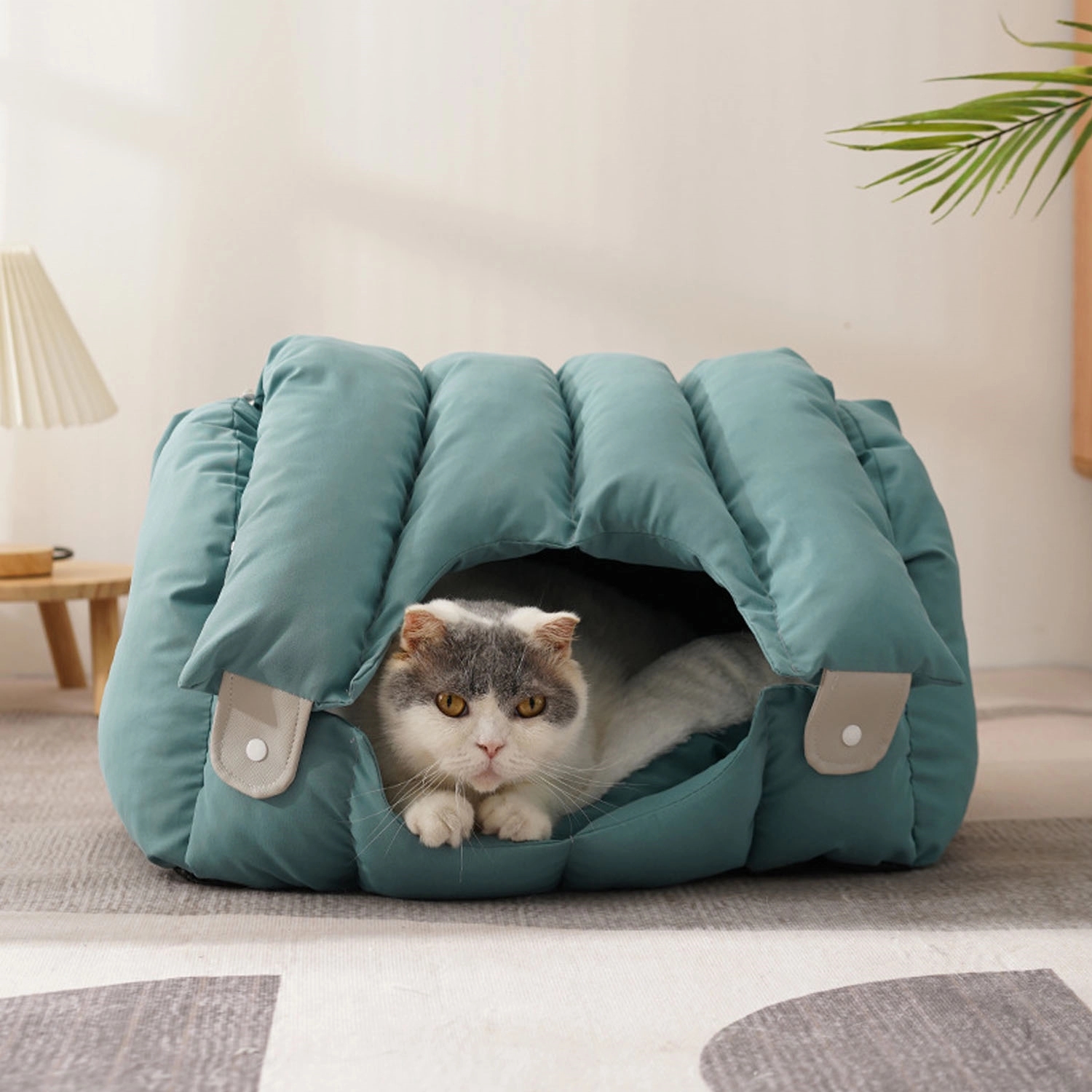 Sofa-Shaped Pet Bed With Cover Detachable Washable 2