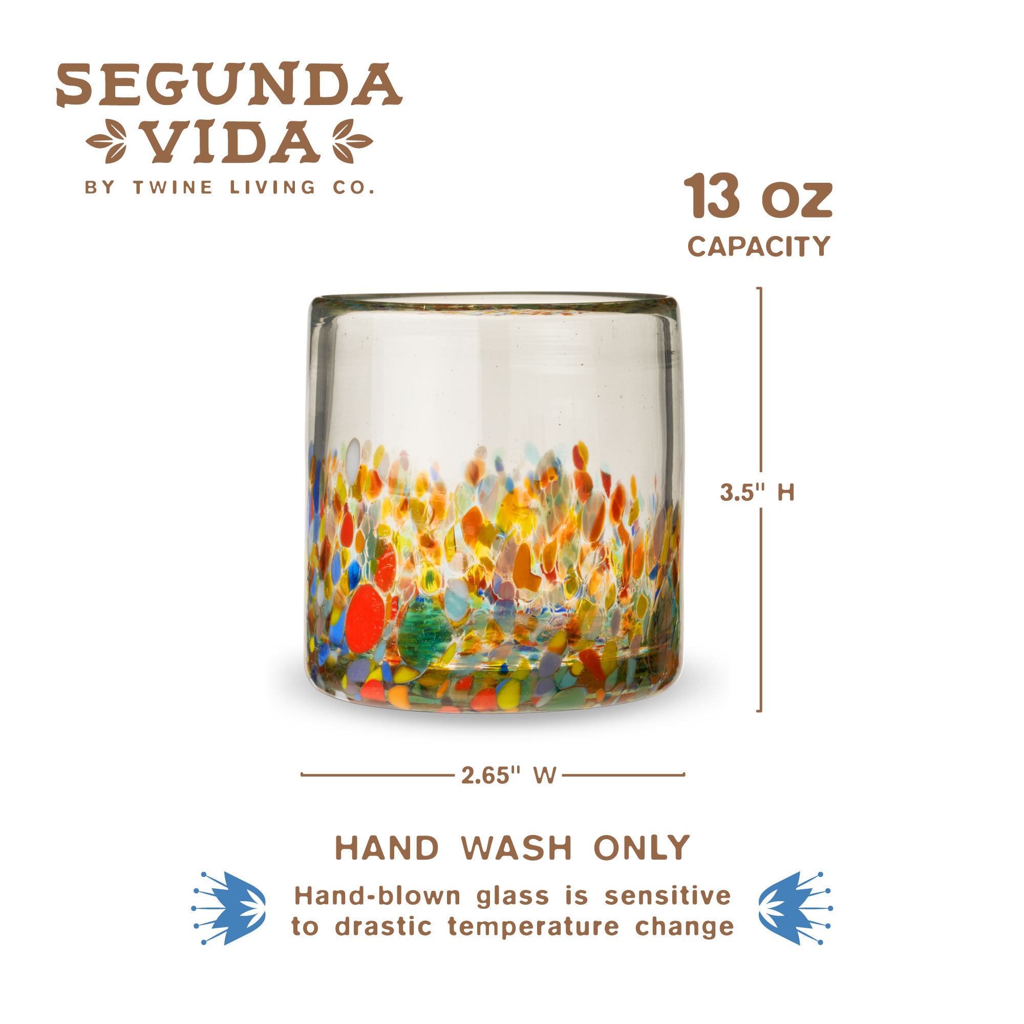 Twine Living® Artistico Recycled Tumbler, set of 2 6