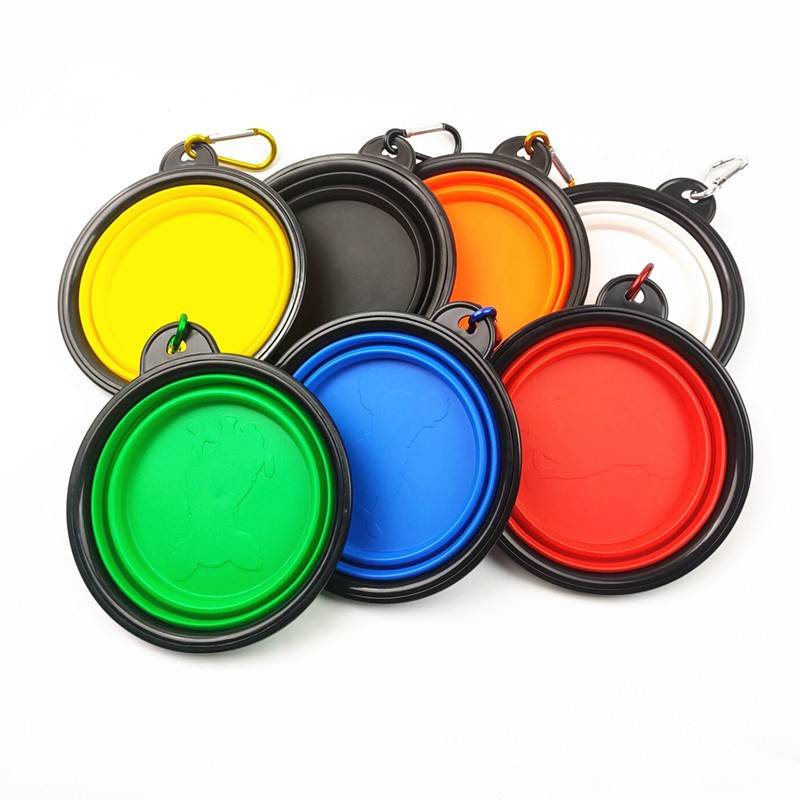 12/23/34oz Collapsible Pet Bowls w/ Carabiner 3