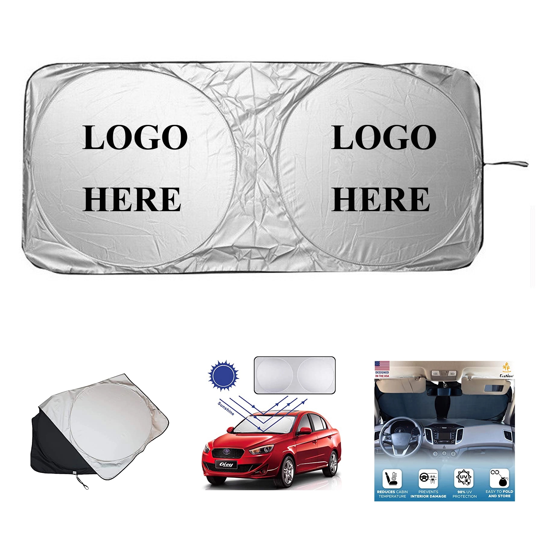 Foldable Windshield Sun Shade 2