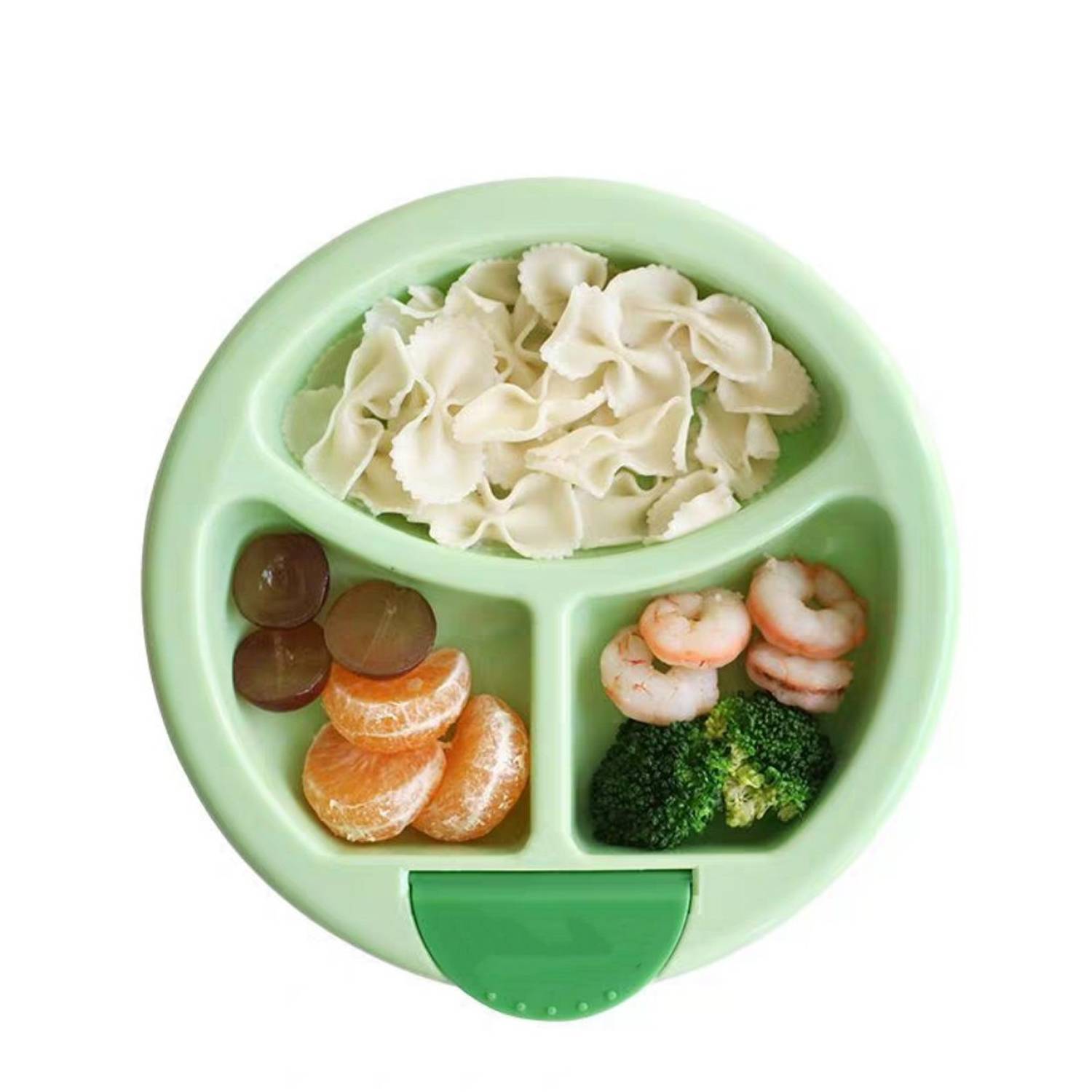 Baby Non-Slip Warm Divided Plate 5