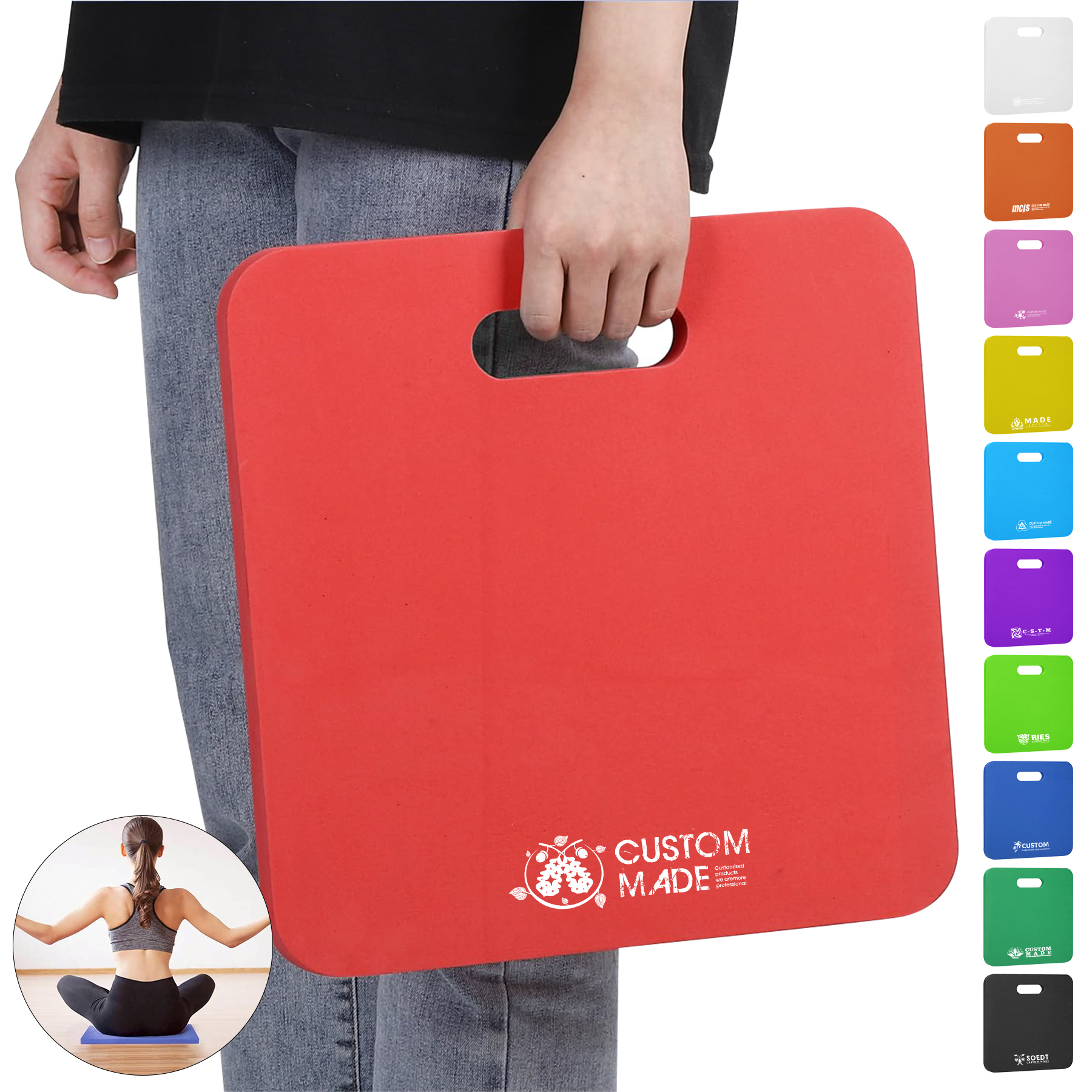 Stadium Seat Cushion With Handle 2