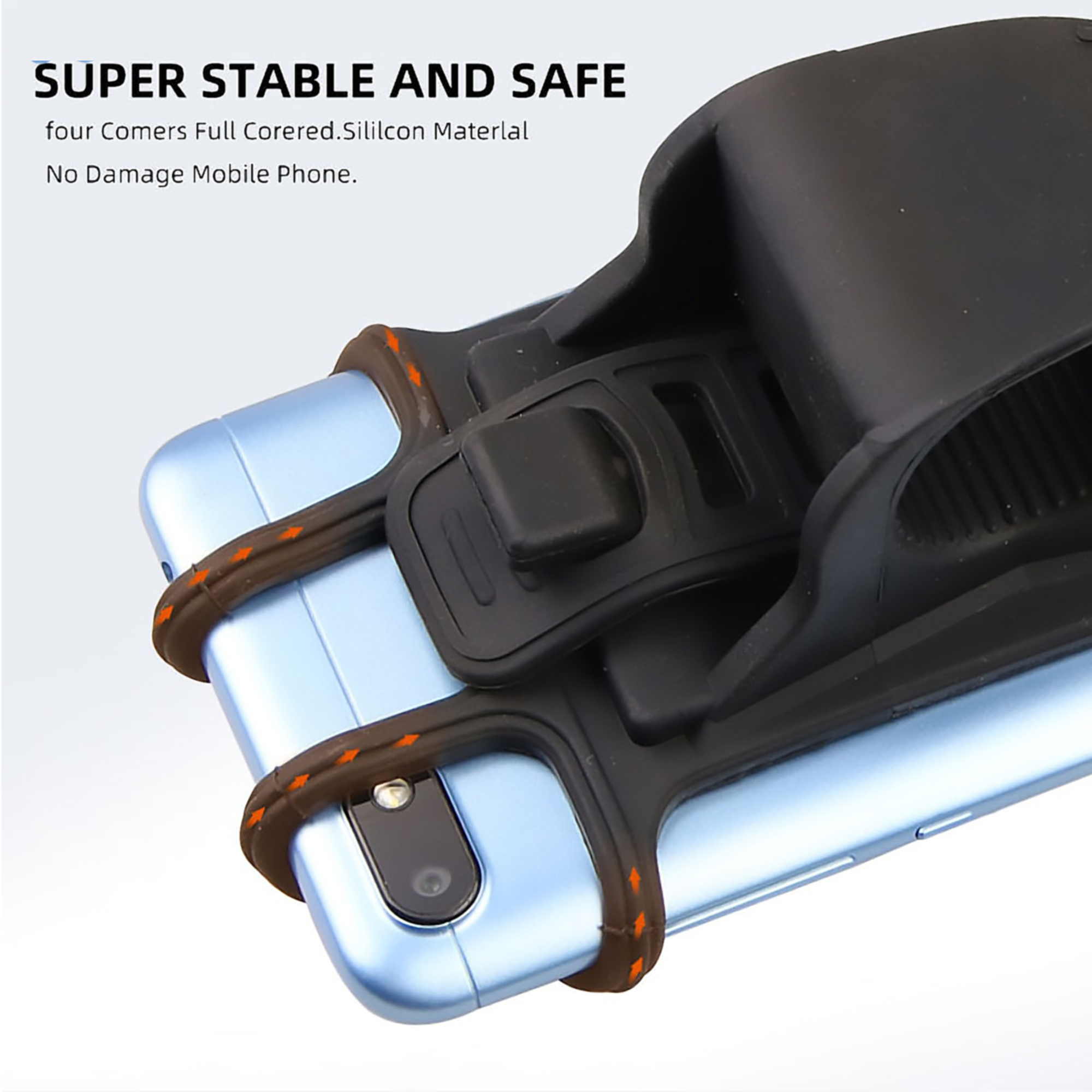 Silicone Bicycle Phone Holder 3