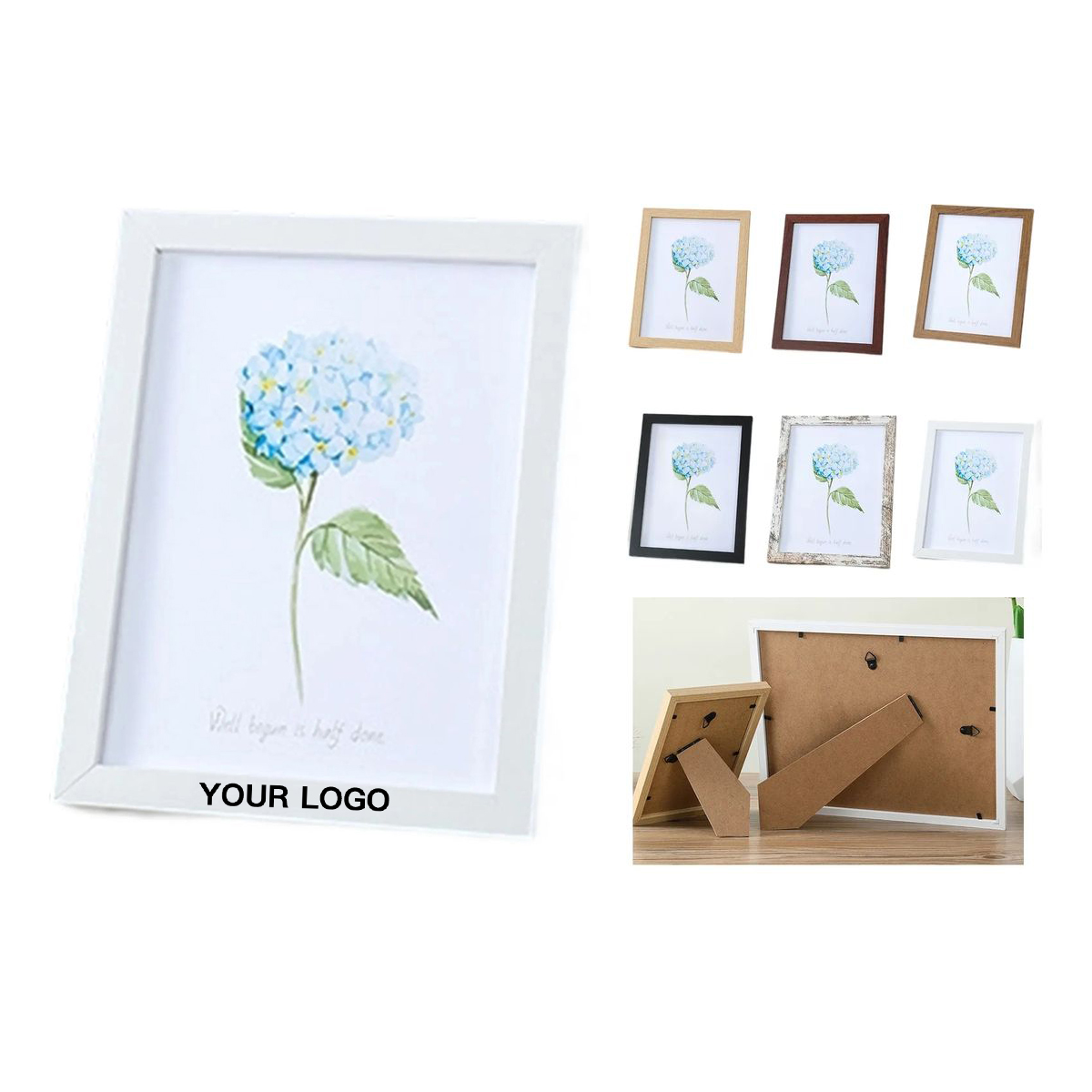 Decorative Wood Picture Holder for Desk 2