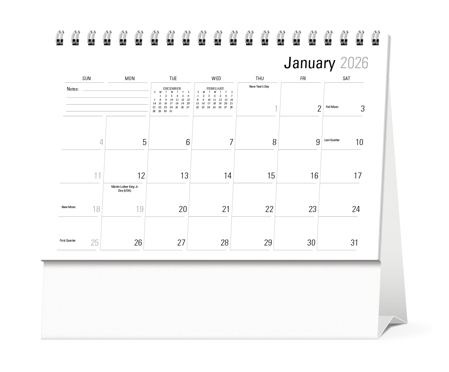 Triumph® Calendars Large Econo Desk Calendar 3