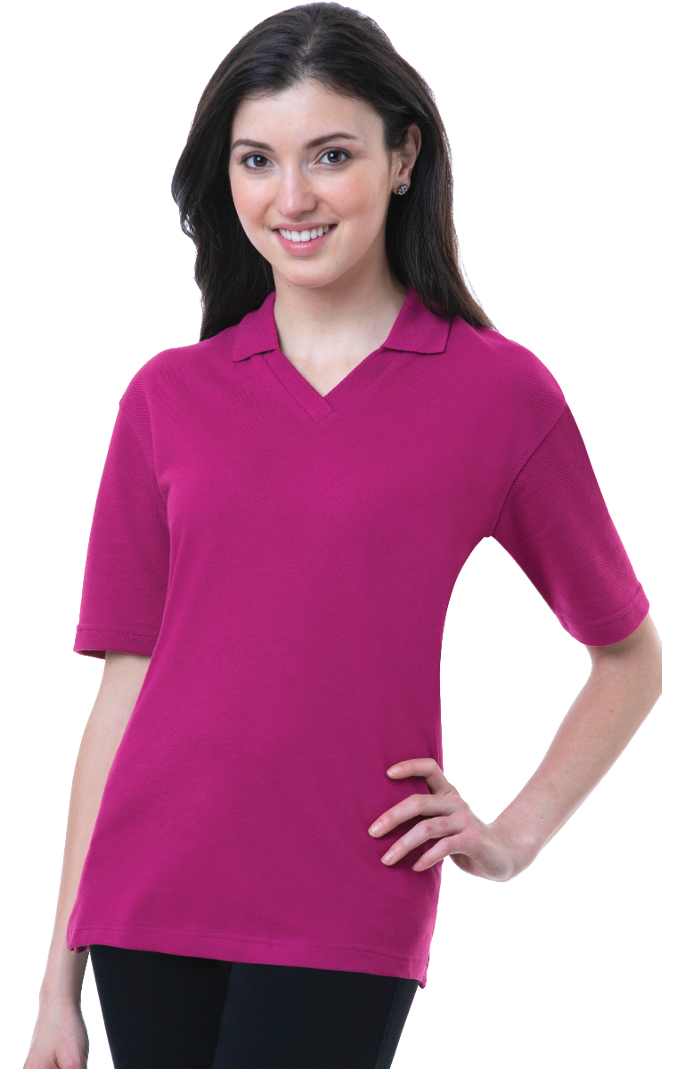 Ladies' Superblend V-Neck Polo 10