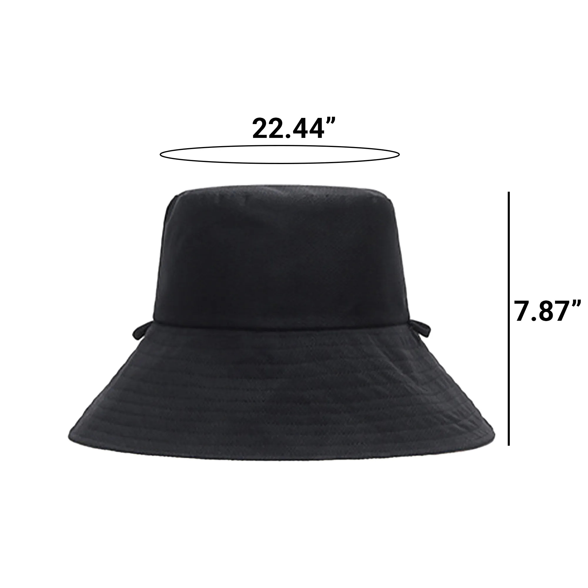 Double-Sided Bucket Large Brim Sun Hat 1