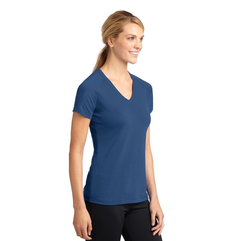 Sport-Tek Women's Ultimate Performance V-Neck. 8