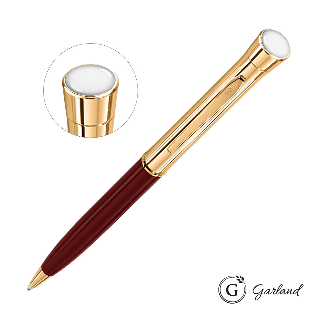 Garland® Monogram Custom Twist Ballpoint Pen - Gold 10