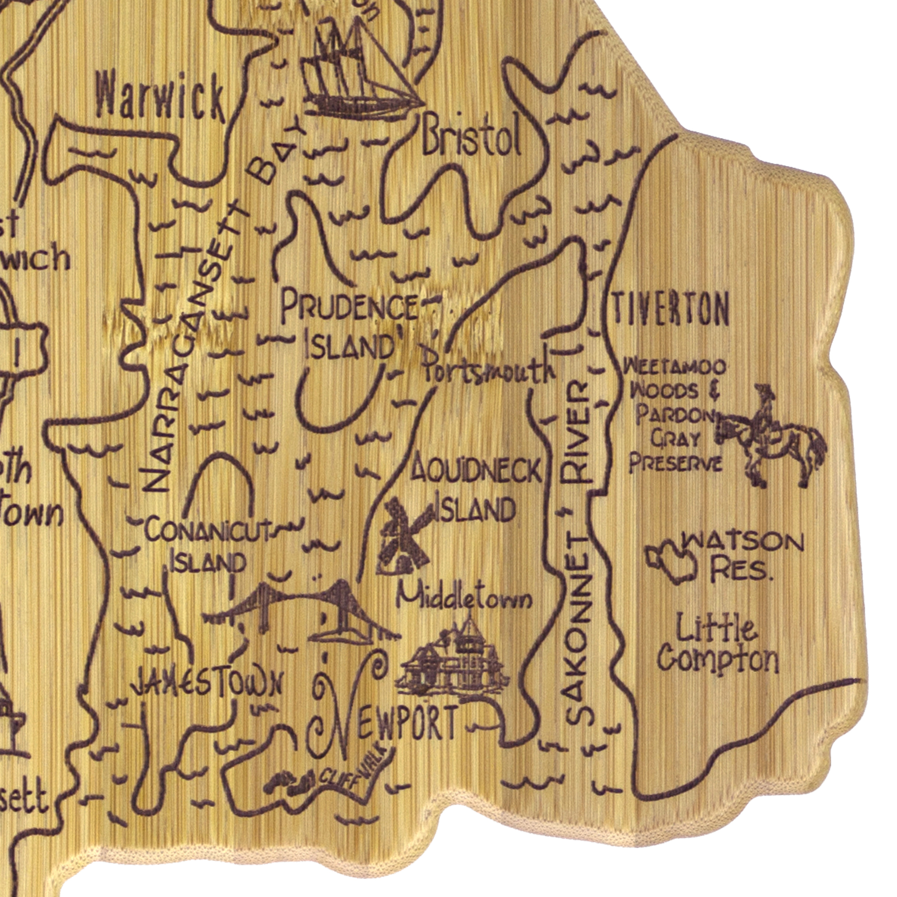 Destination Rhode Island Cutting & Serving Board 3
