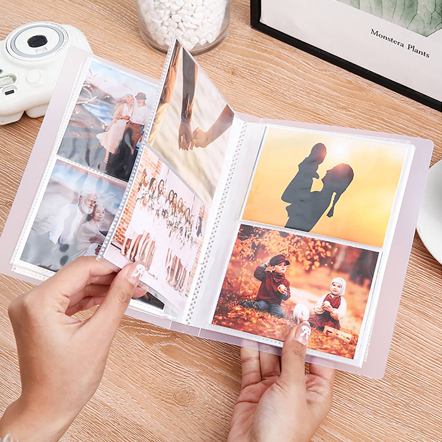 80 Pockets Plastic Frosted Photo Album 3