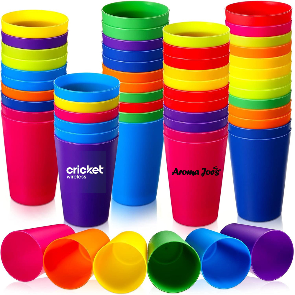 Solid color Plastic Kids Cups 4