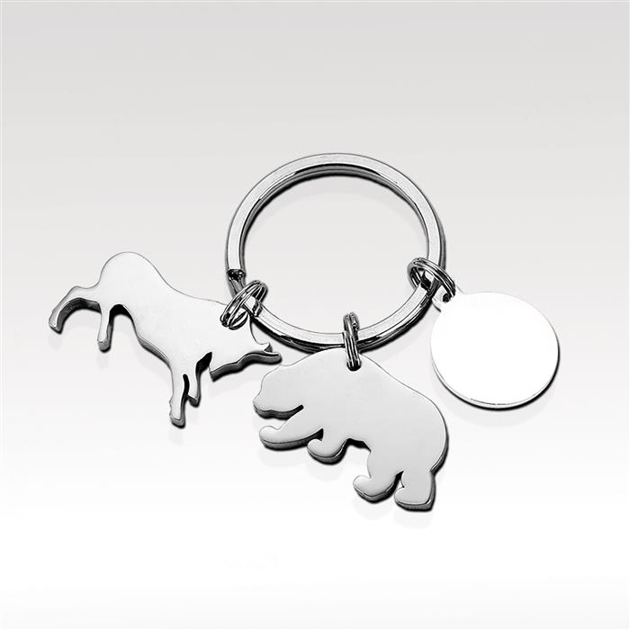 Bull and Bear Keychain 3
