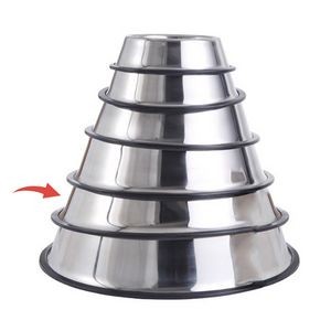 29cm Paw Mark Metal Pet Food Bowl 13