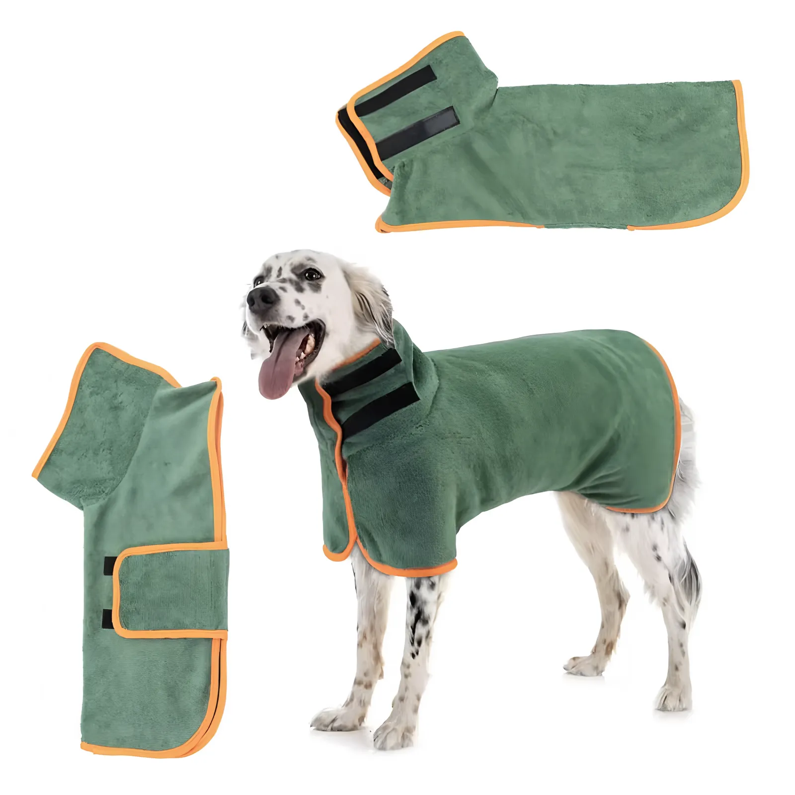Quick Dry Dog Bathrobe Towel 1