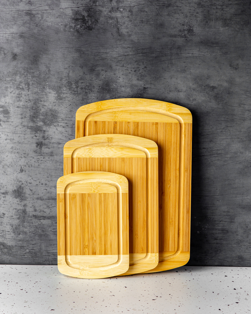 Set of 3 Fiji Bamboo Cutting Boards 3
