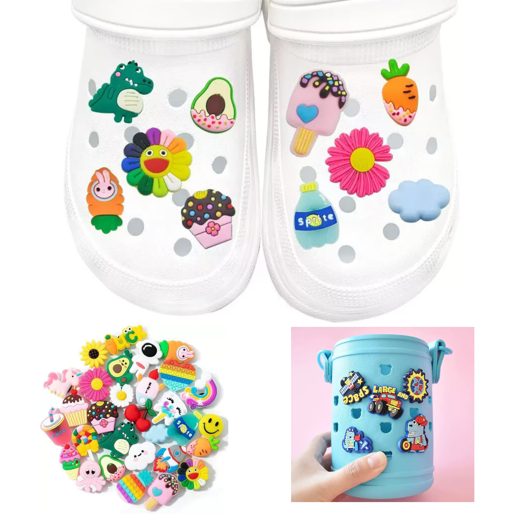PVC Custom Shoe Flower 2