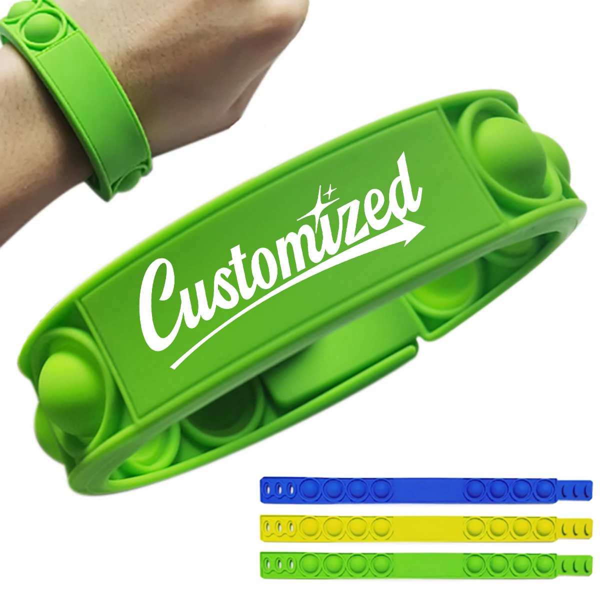 Silicone Fidget Pop Bracelet Wristband 1