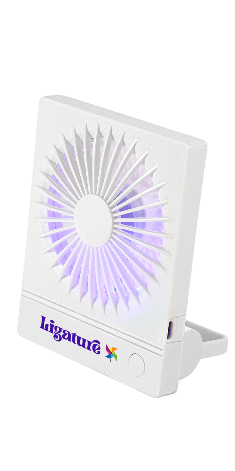 Rechargeable Slim 3 Speed Desk Fan 10