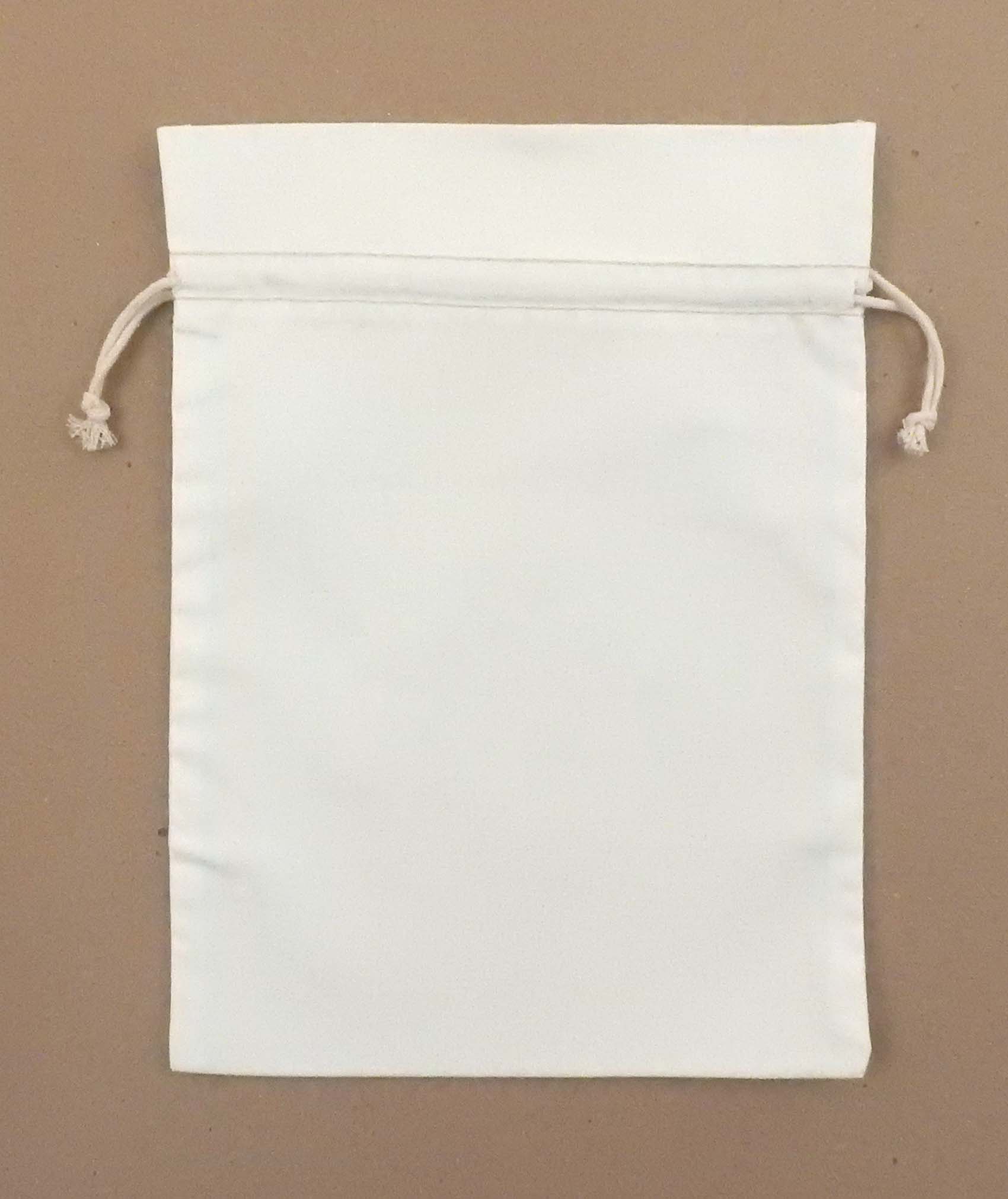 "Duplex" Cotton Double Drawstring Bag 5 X 7" 2
