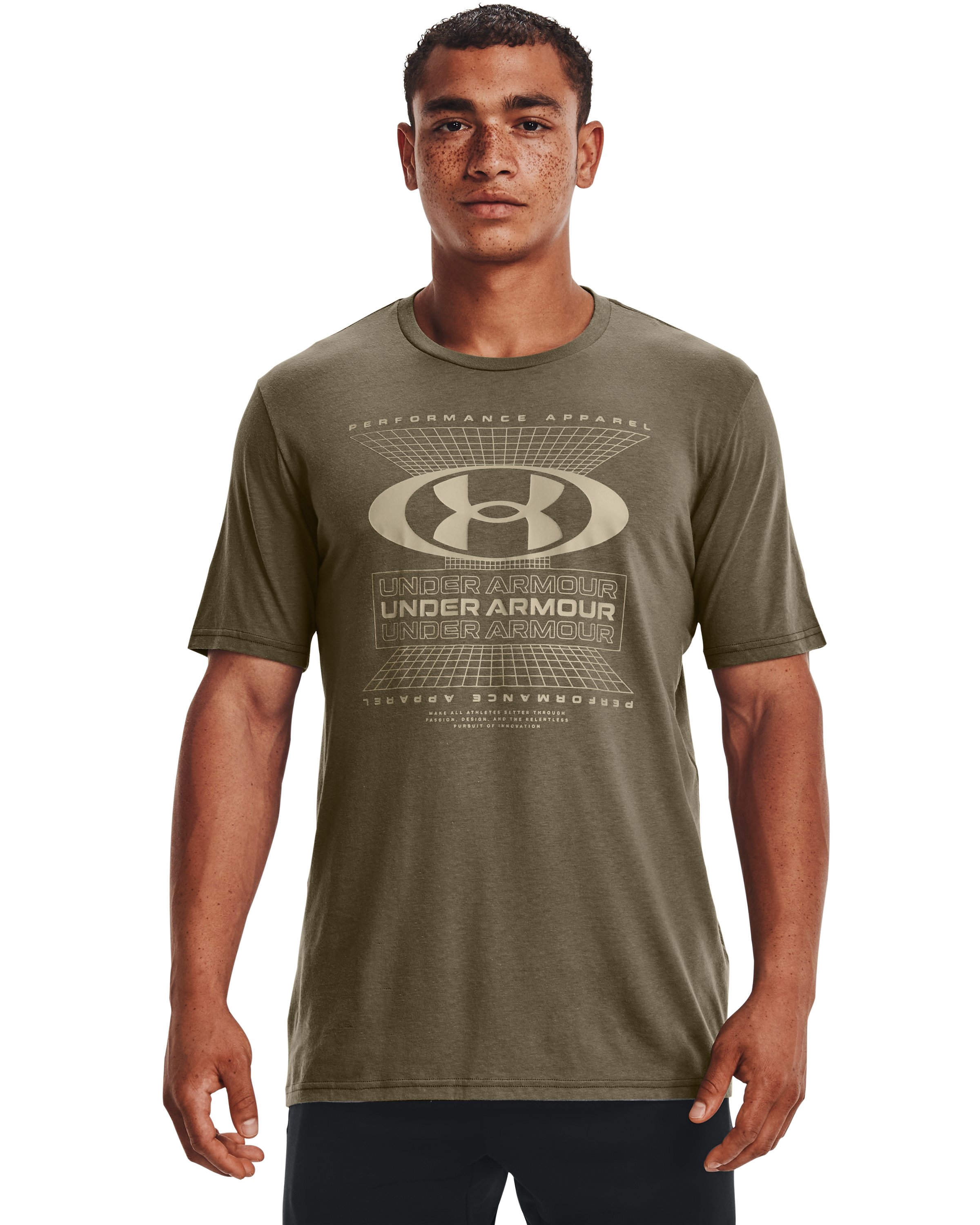 UA Logo Grid Men's Short Sleeve 3