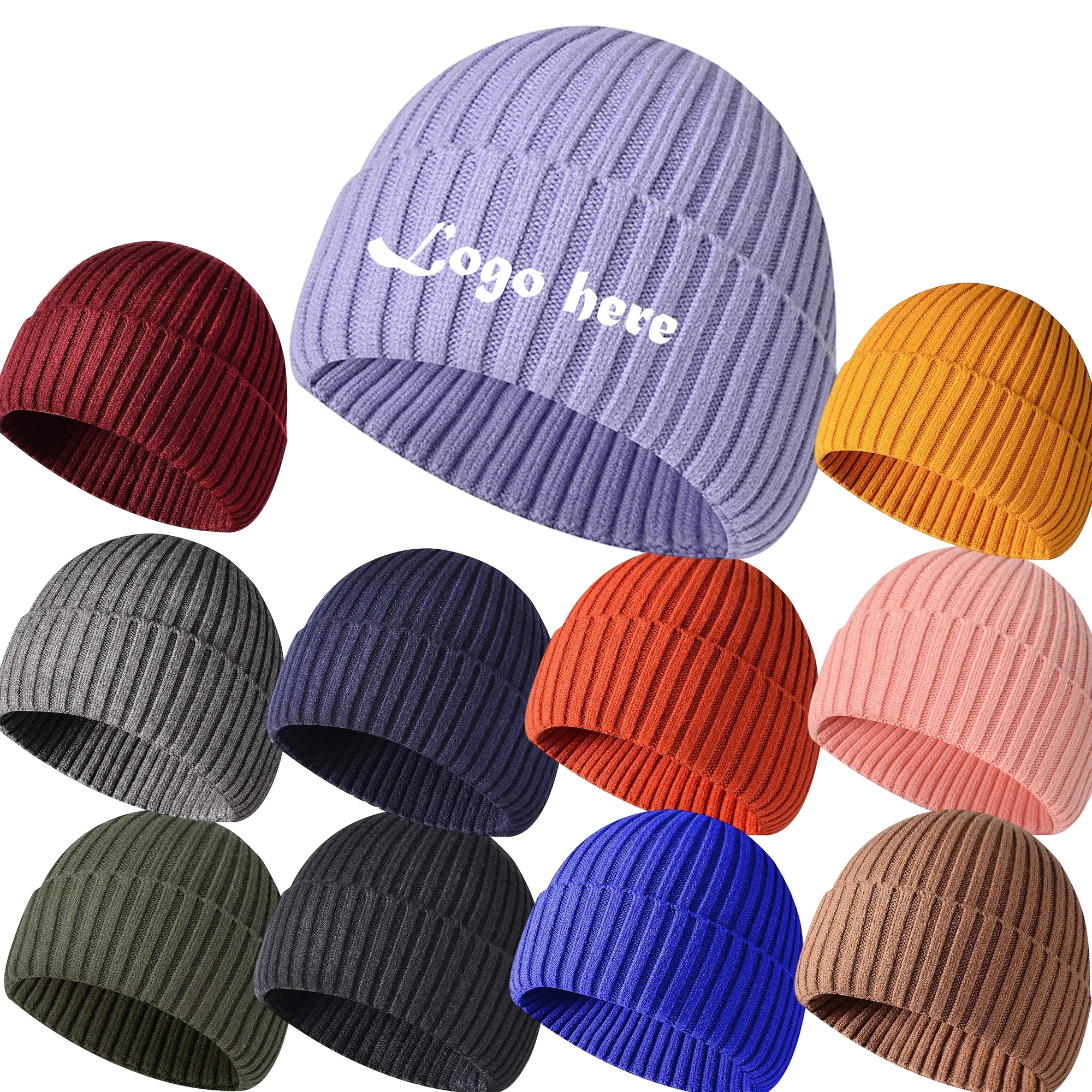 MOQ 100PCS Embroidered Beanie 13