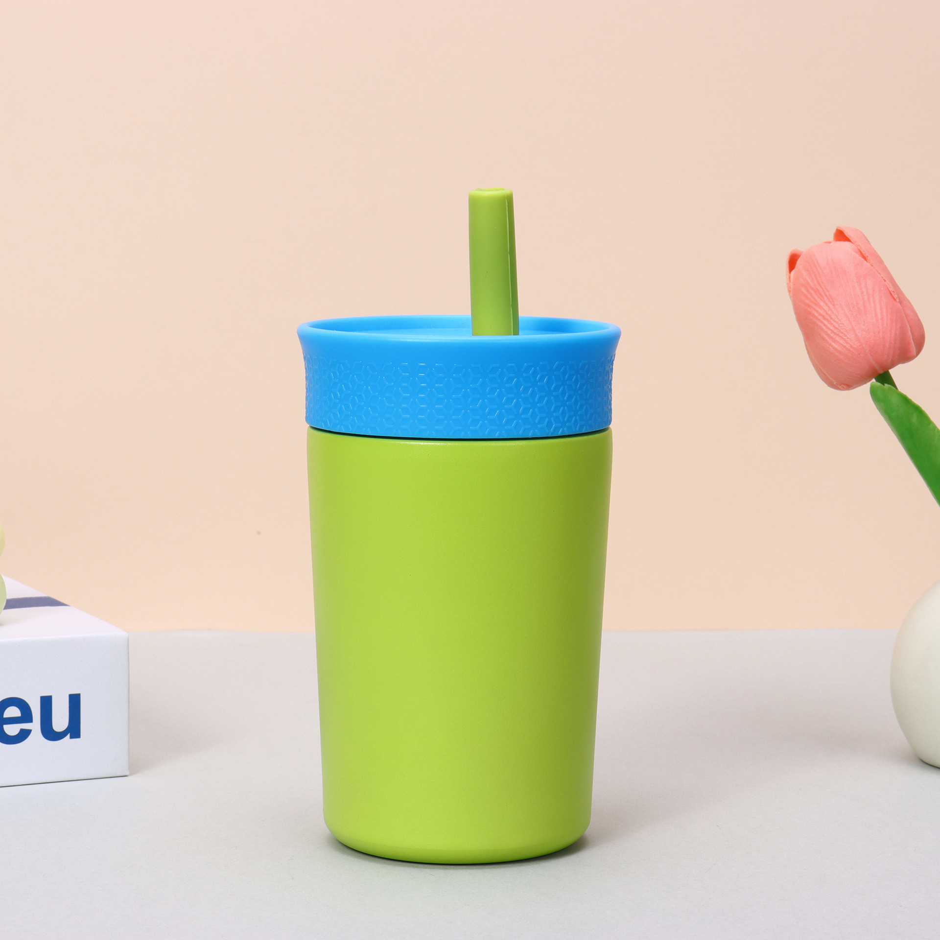 12oz Insulation Tumbler with Straw 11