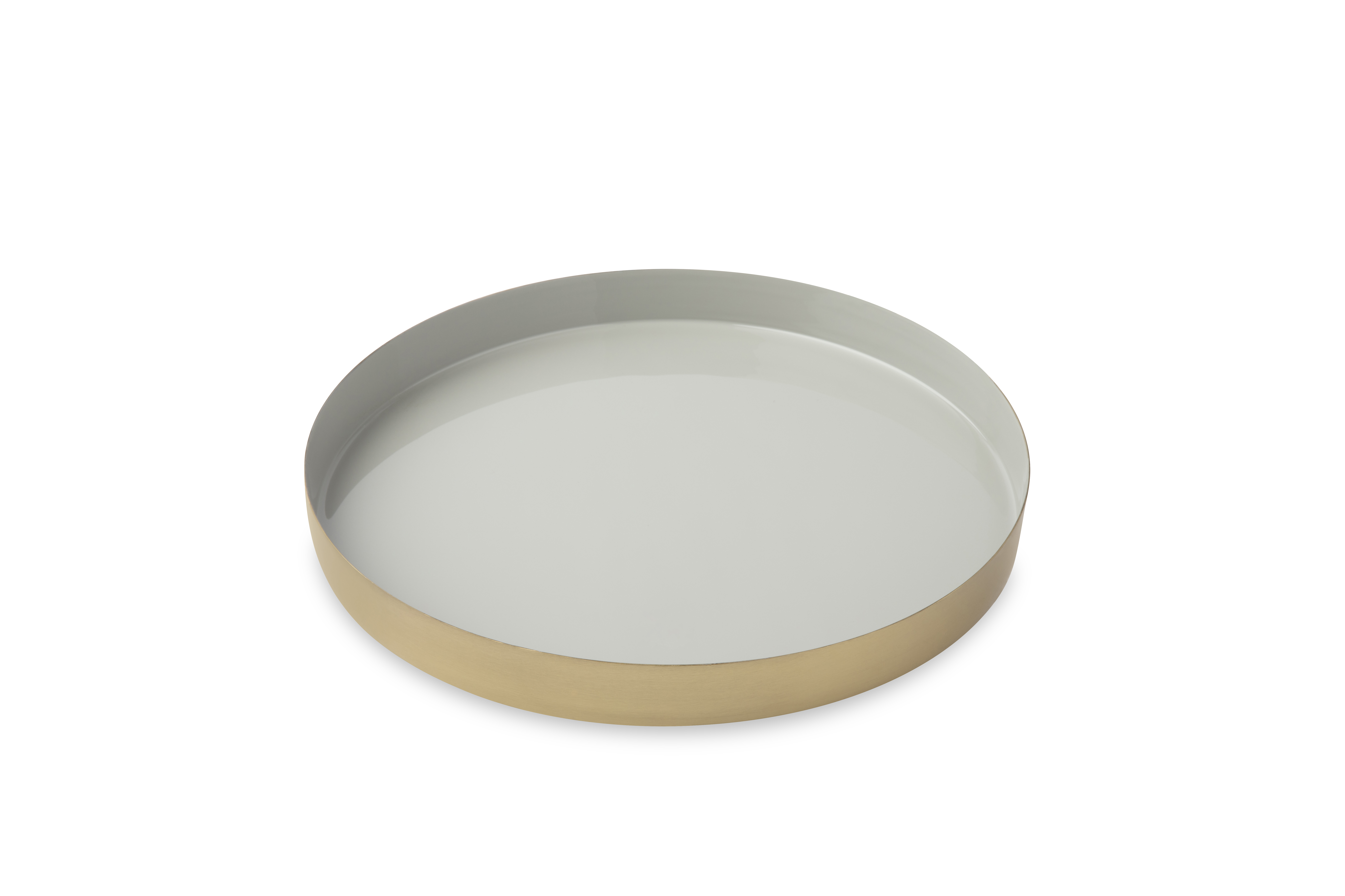 Be Home® Luxe Round Enamel Tray