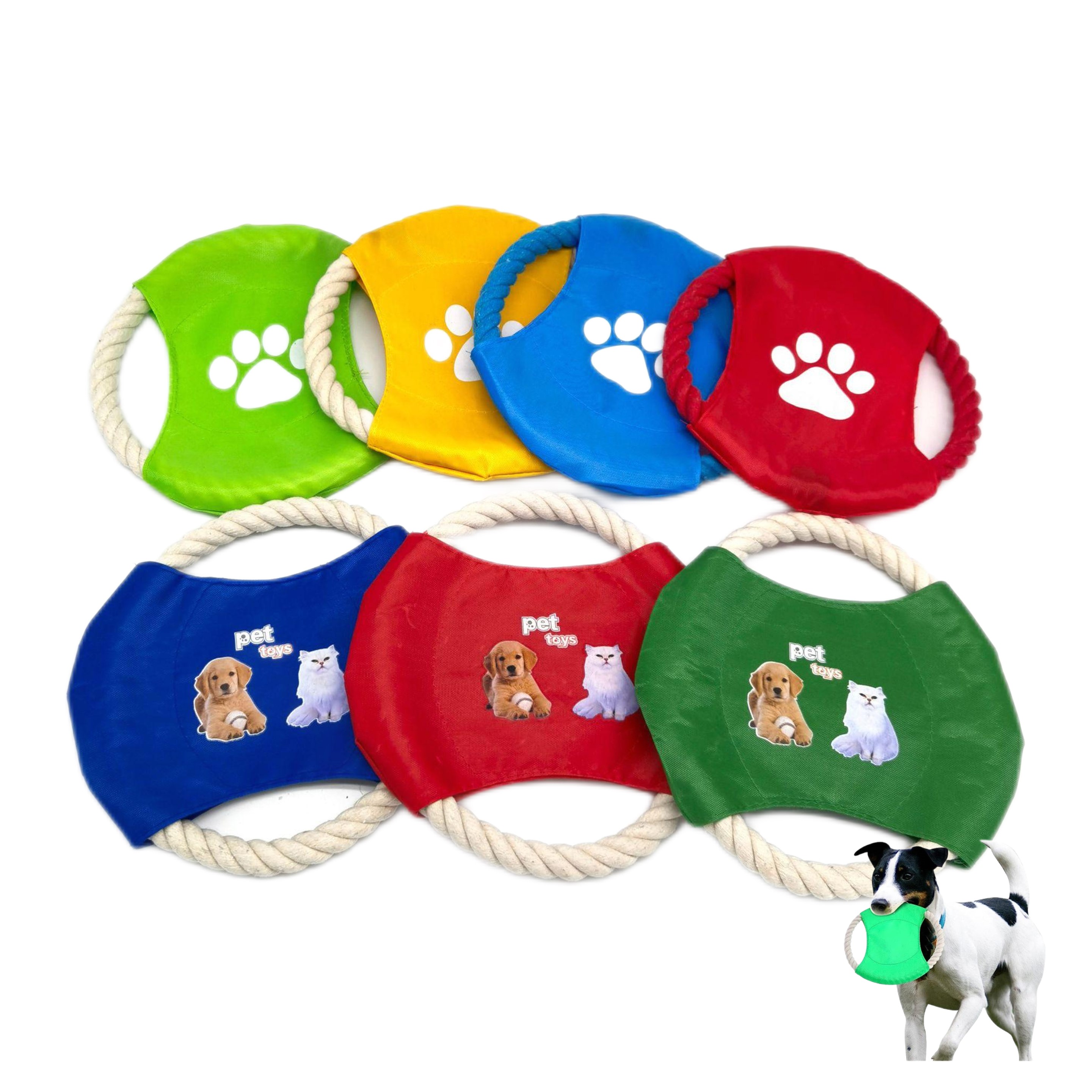 Flying Disc Dog Rope Toy 6