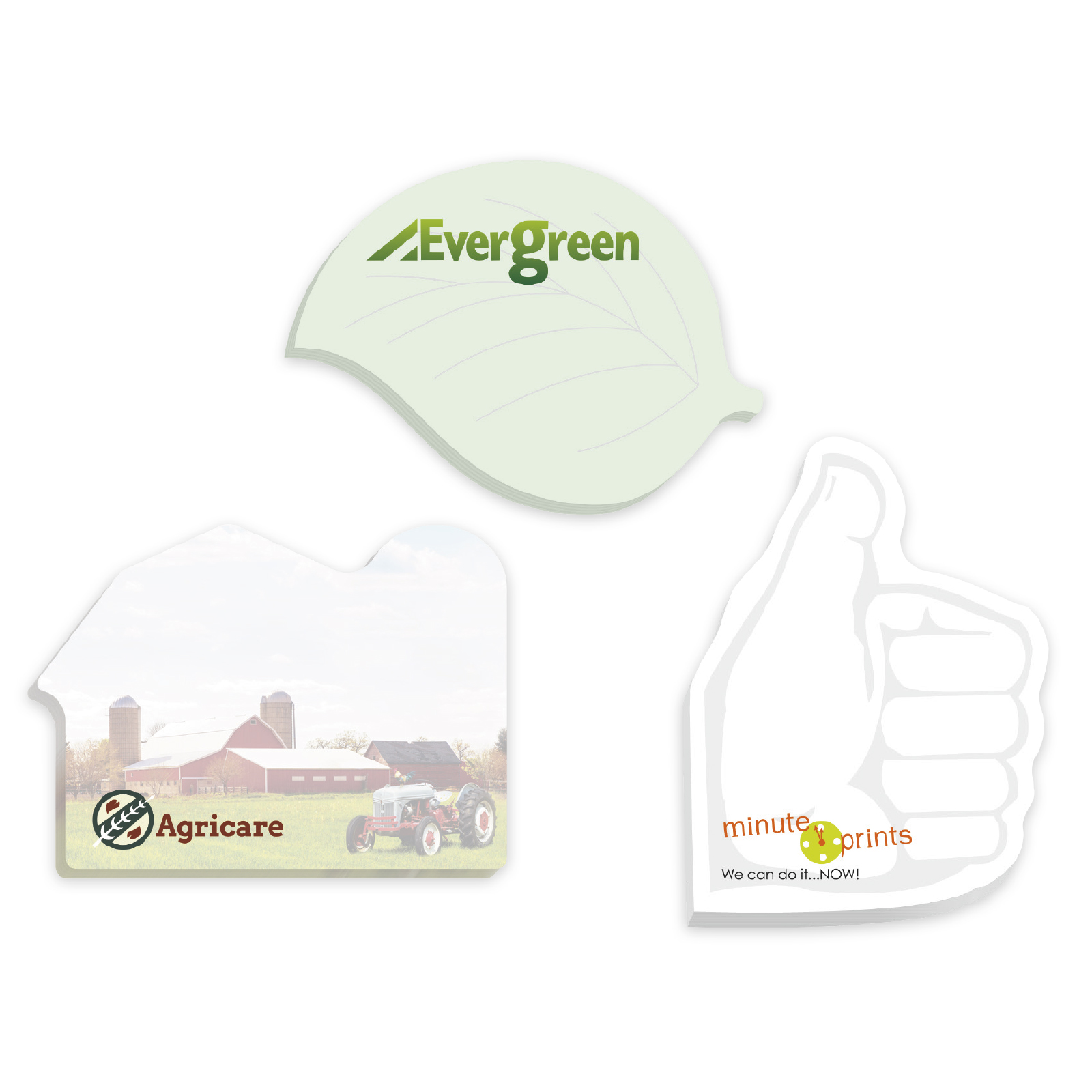 Souvenir® Sticky Note™ 4" x 3" Die Cut Pad, 50 sheet 45