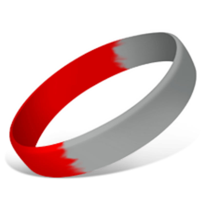 1 Inch Full Color Printed Wristbands 128