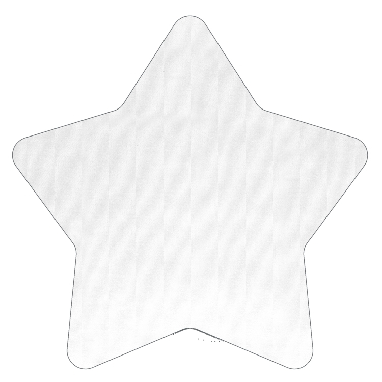 6-1/2" x 6-1/2" - "Washoe Star" Recycled RPET Full Color Import Air Ship Microfiber Cloth & Screen 4