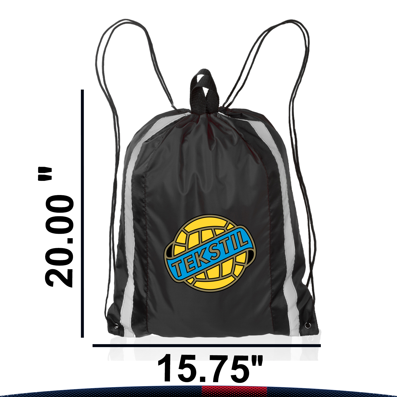 Aeacr Reflector Drawstring Backpacks 2
