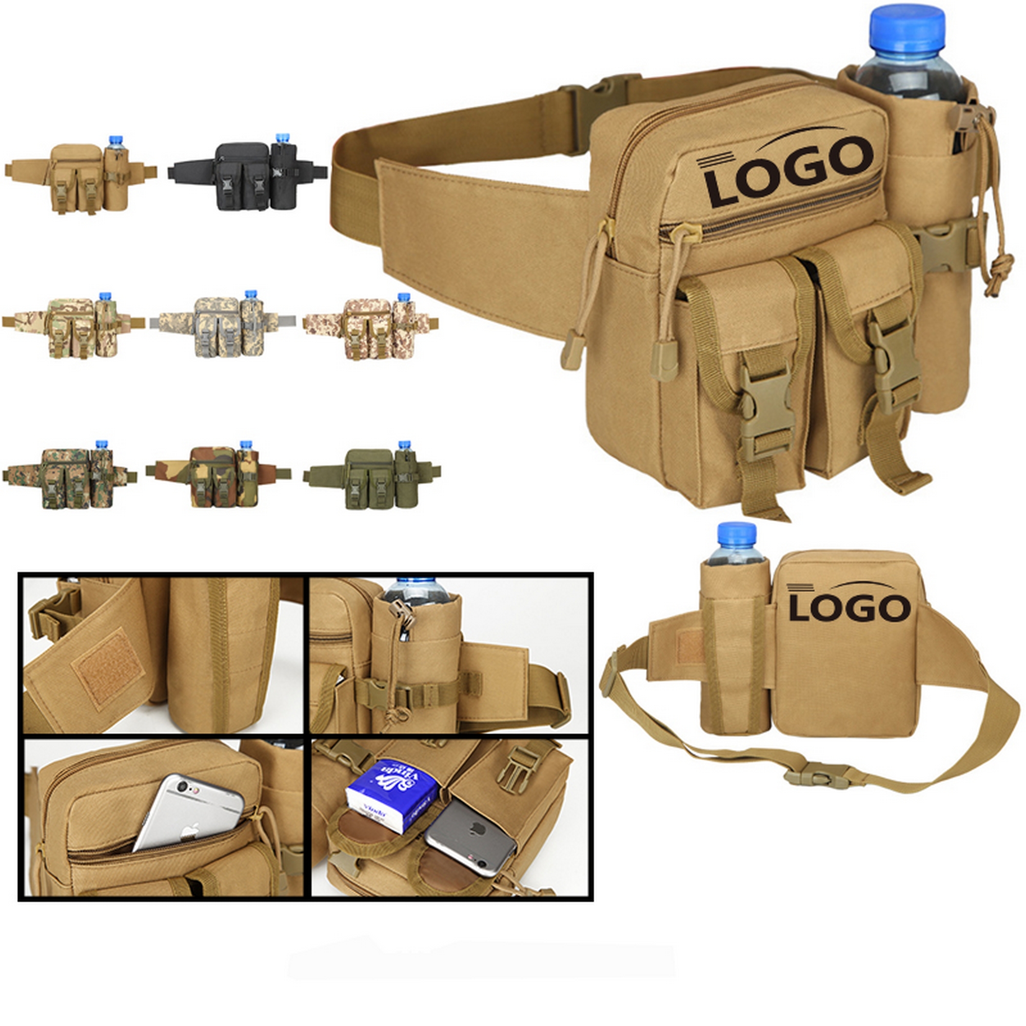 Cycling Water Bottle Belt Bag 2