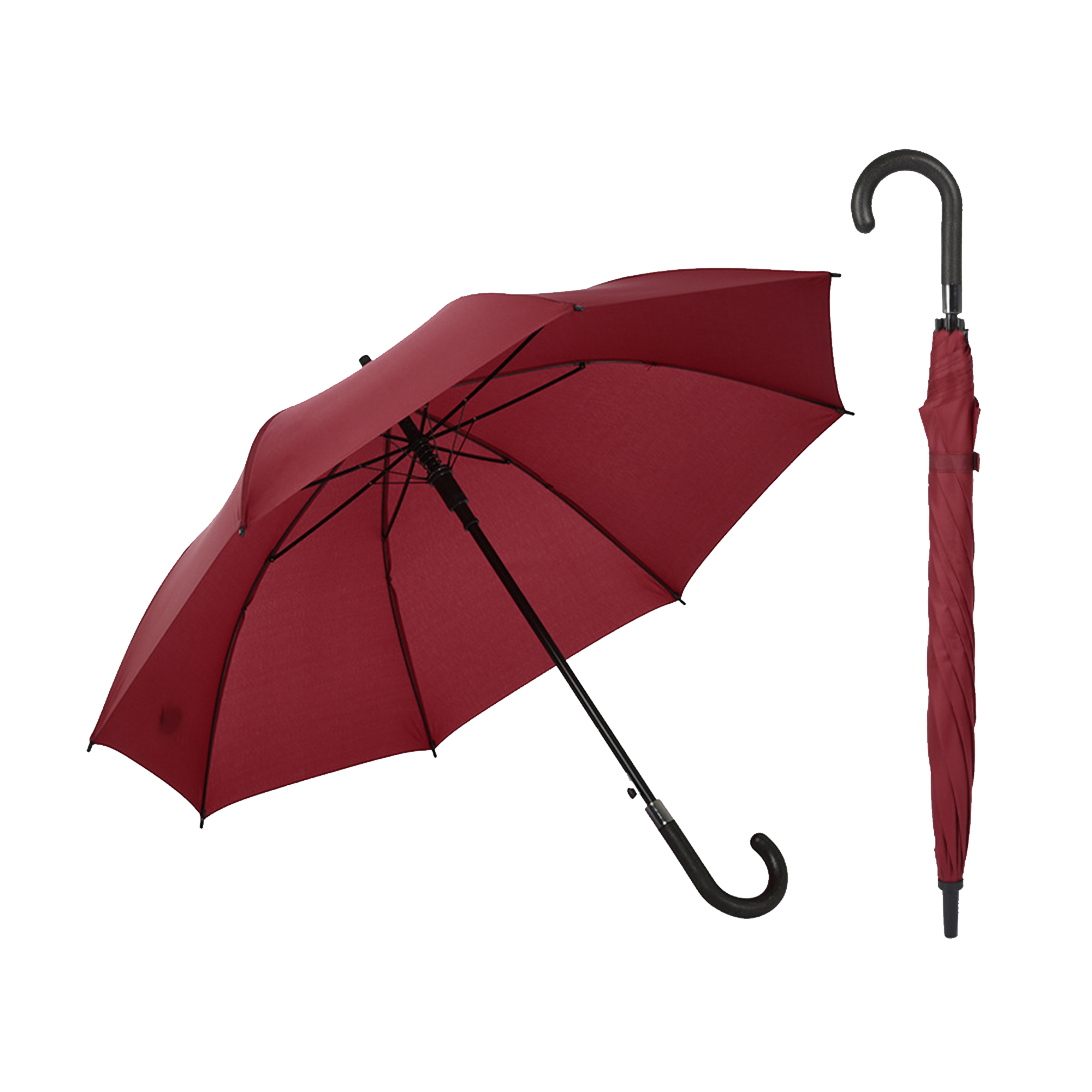 Automatic Open Straight Stick Umbrella Windproof Design 1