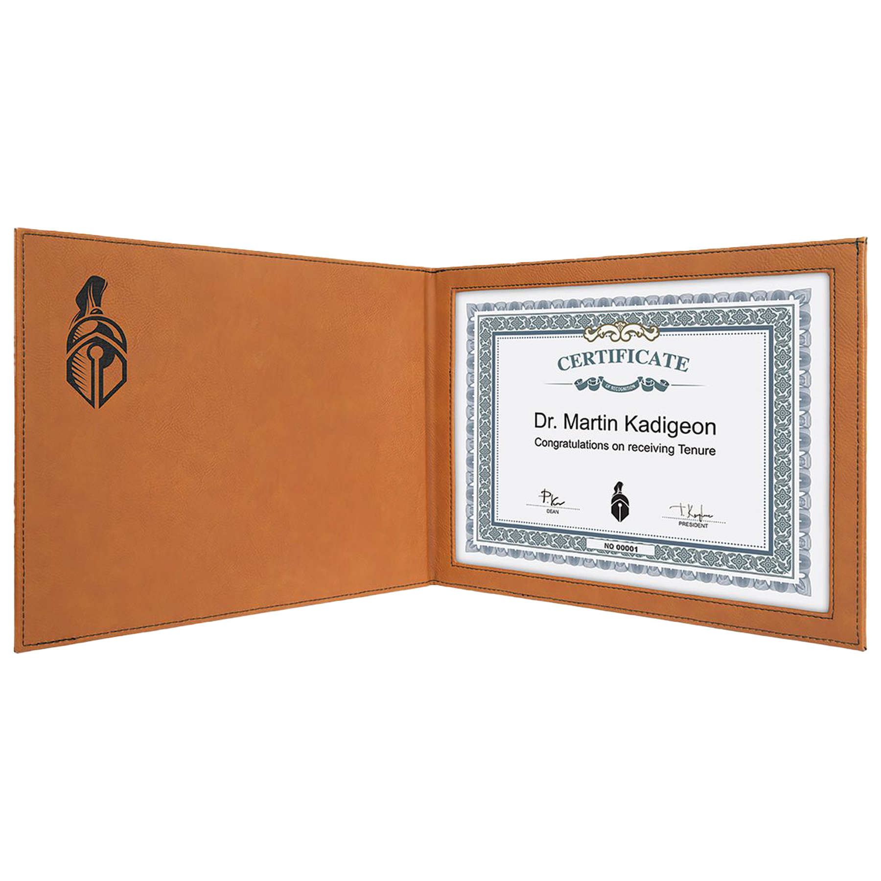 Rawhide Leatherette Certificate Holder 1