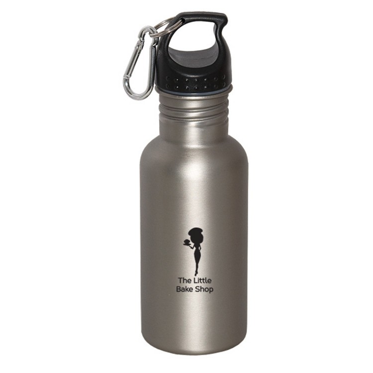 Wide Mouth 500 Ml (17 Fl. Oz.) Stainless Steel Water Bottle 1
