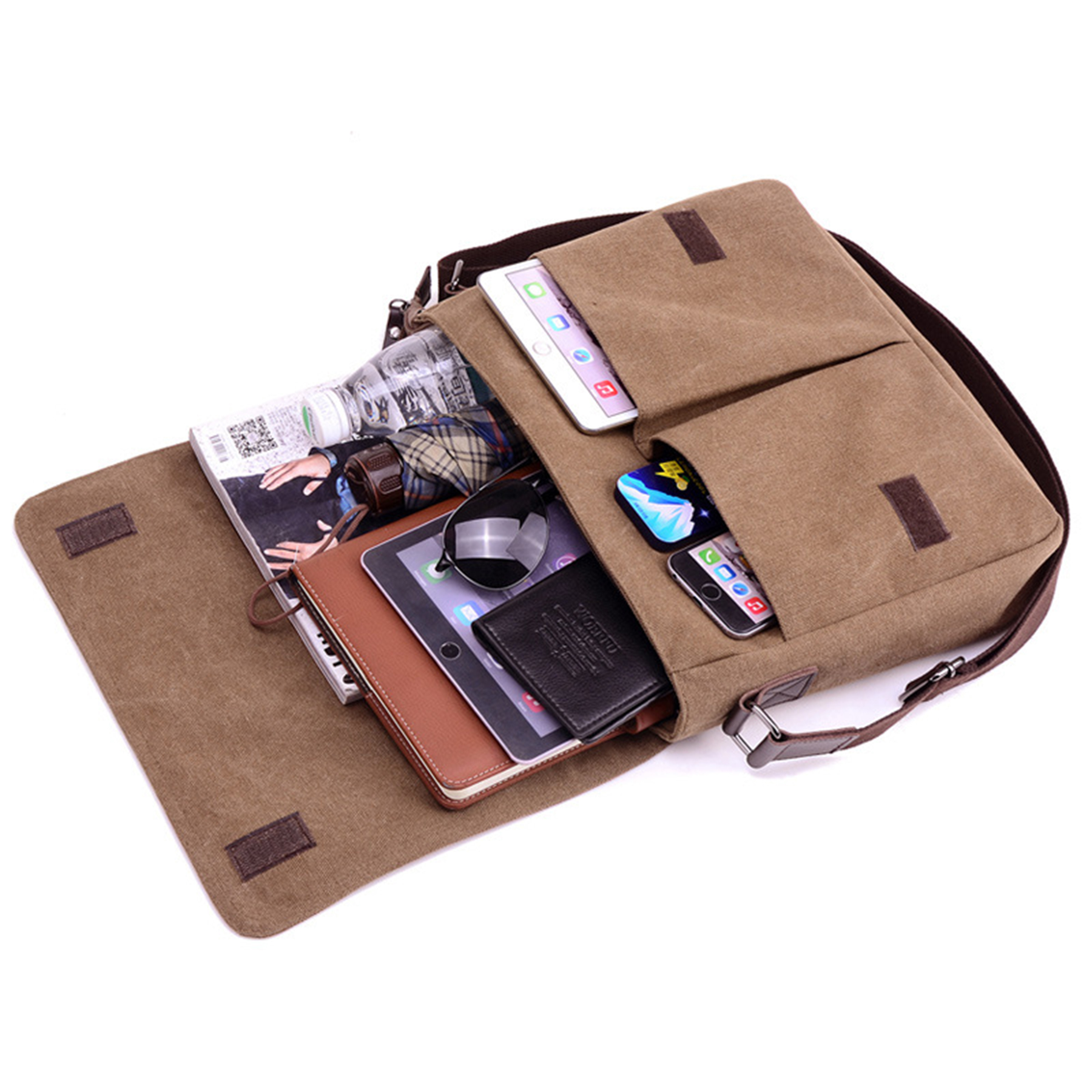 Canvas Messenger Briefcase for Men 3