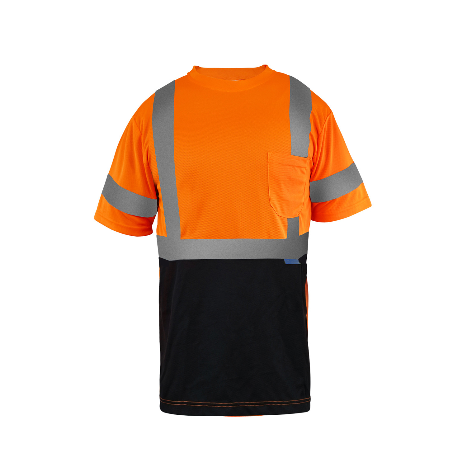 Hi Vis Breathable Reflective Safety Work T-Shirt 8