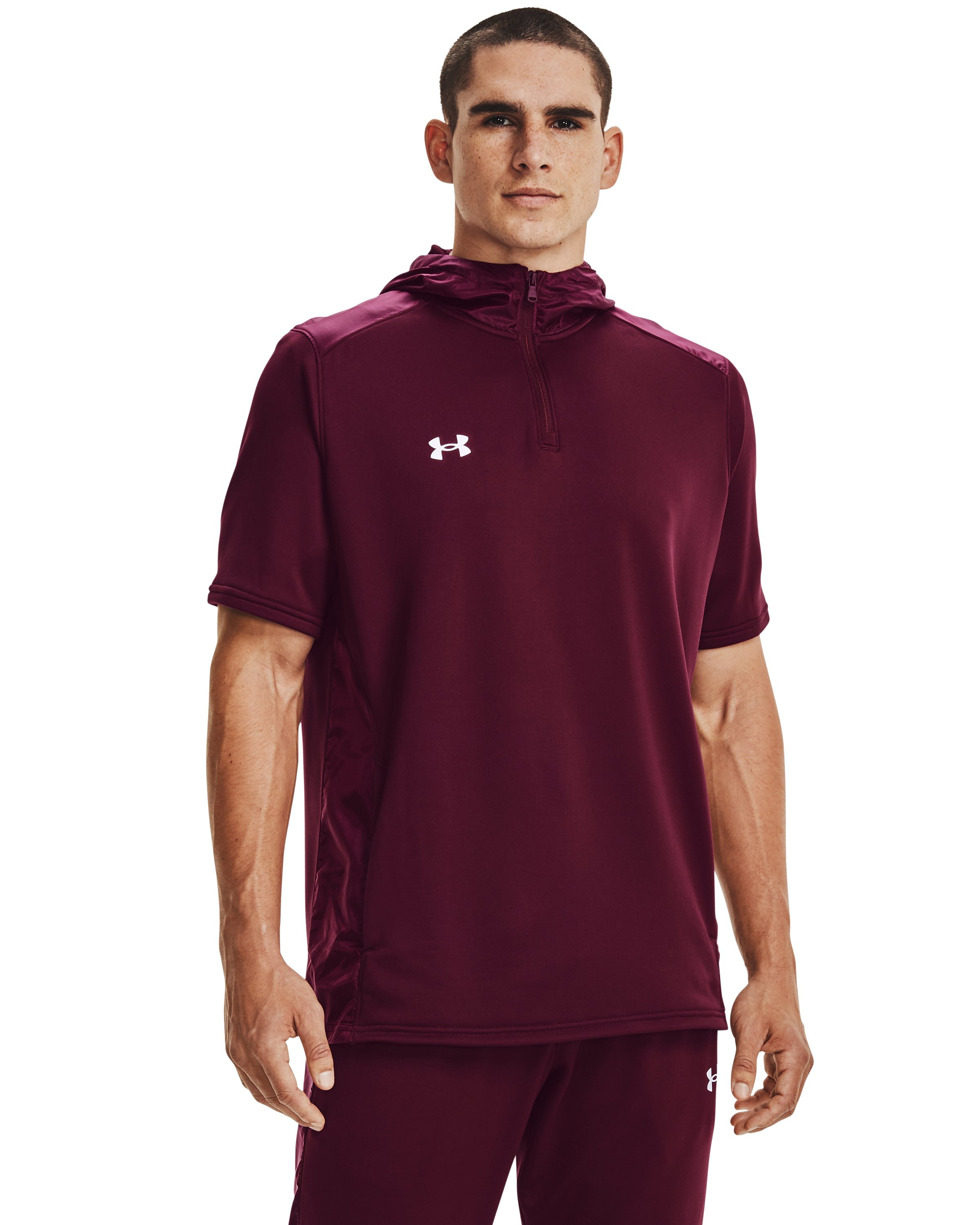 UA Command Men's Short Sleeve Hoodie, custom hoodie or sweatshirt with logo imprint 9