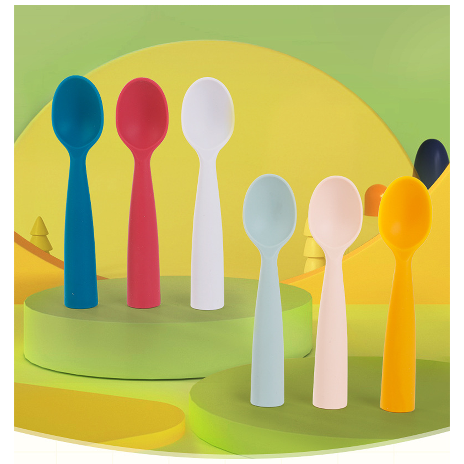 Baby Food Silicone Spoon 4
