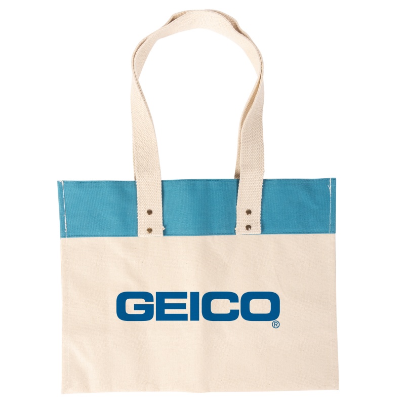 ACE USA Color Block Laminated Tote 2